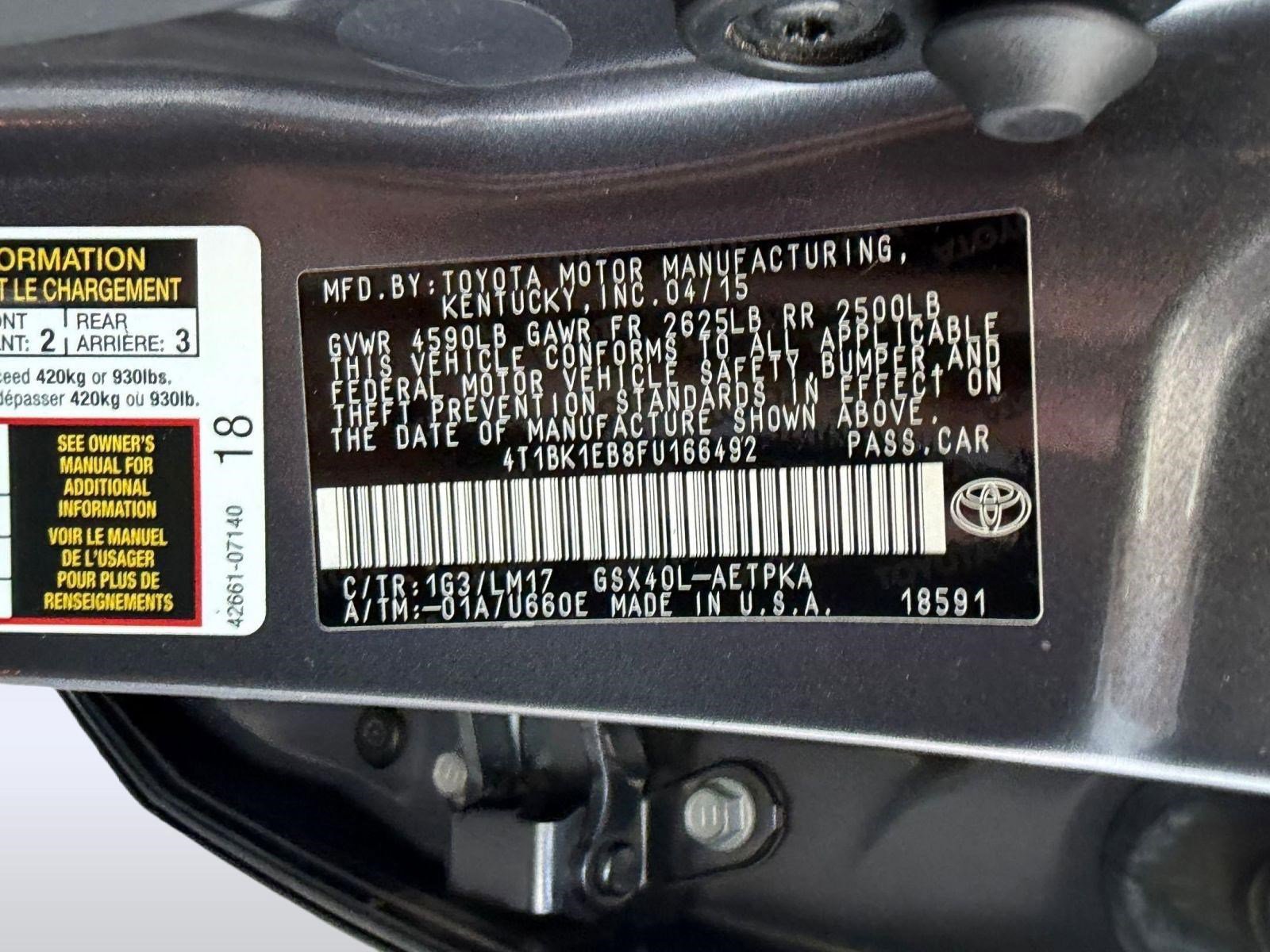 Used 2015 Toyota Avalon Limited FWD image 20