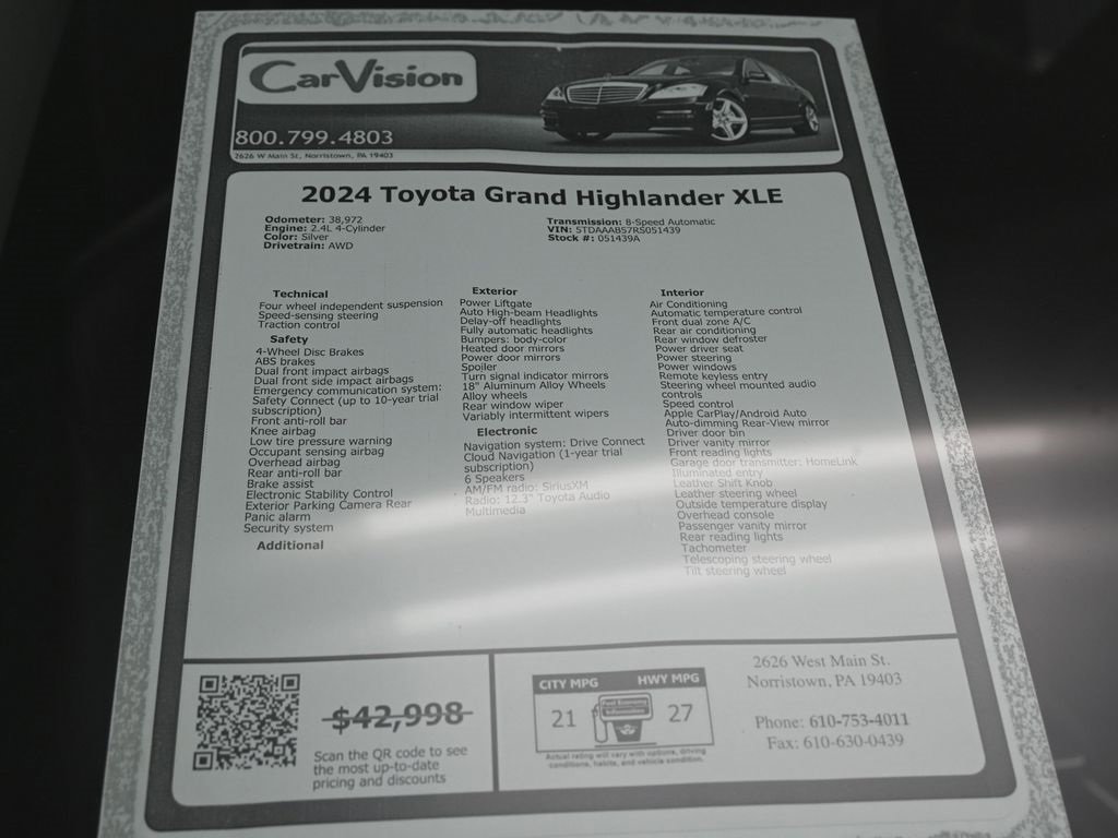 Used 2024 Toyota Grand Highlander XLE image 40