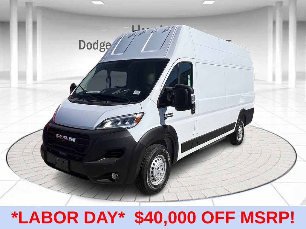 New 2024 RAM ProMaster 3500 w/ Delivery Van Package