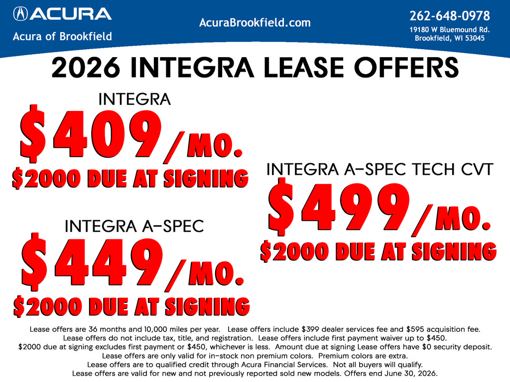 New 2026 Acura Integra A-Spec FWD image 12