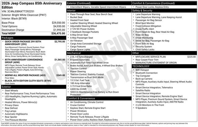 New 2026 Jeep Compass Latitude AWD/4WD image 38