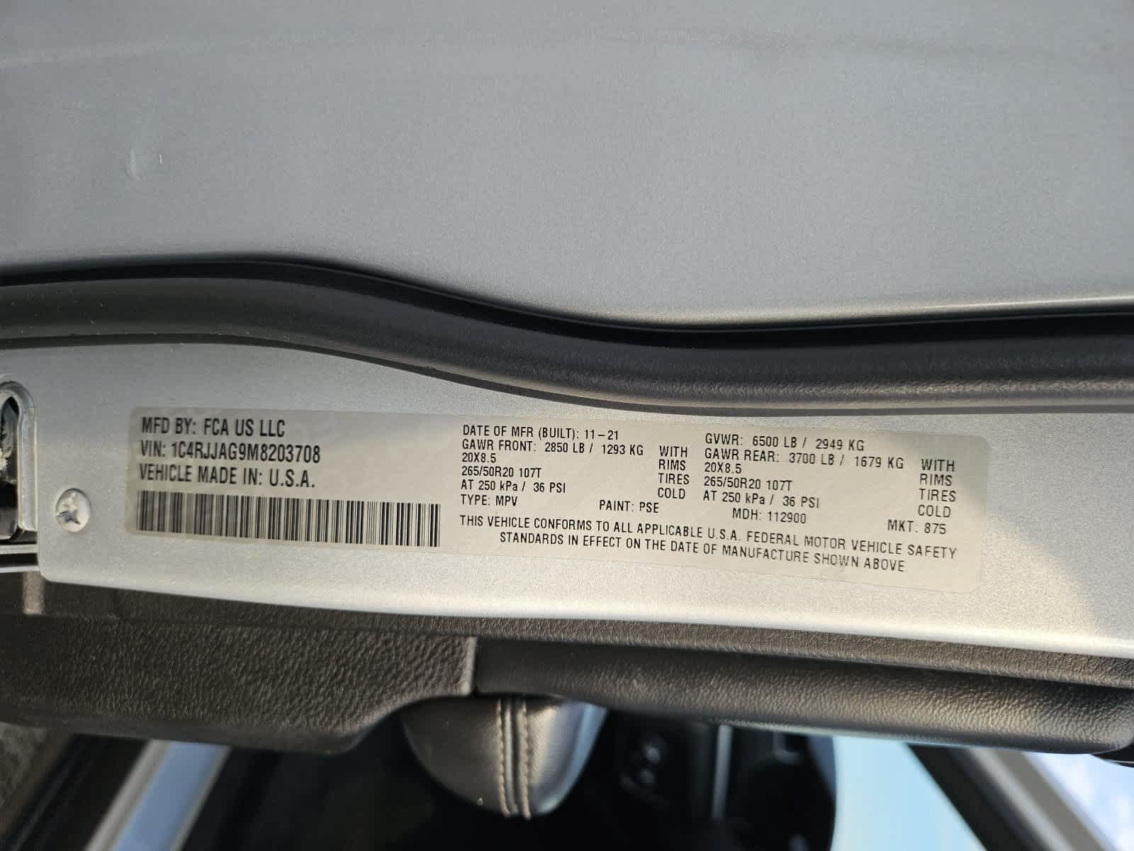 Used 2021 Jeep Grand Cherokee L Laredo RWD image 32