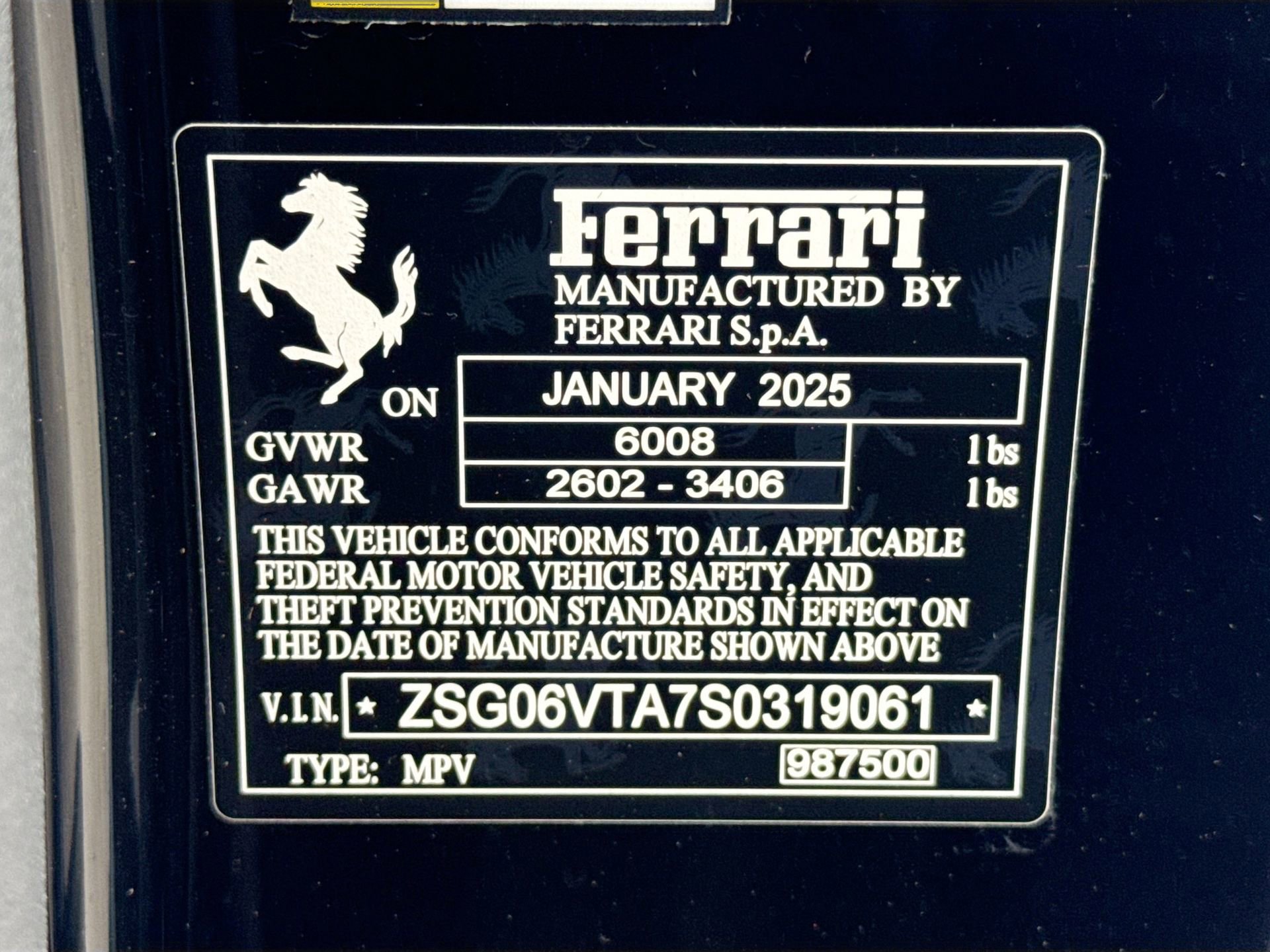 Certified 2025 Ferrari Purosangue AWD/4WD image 28