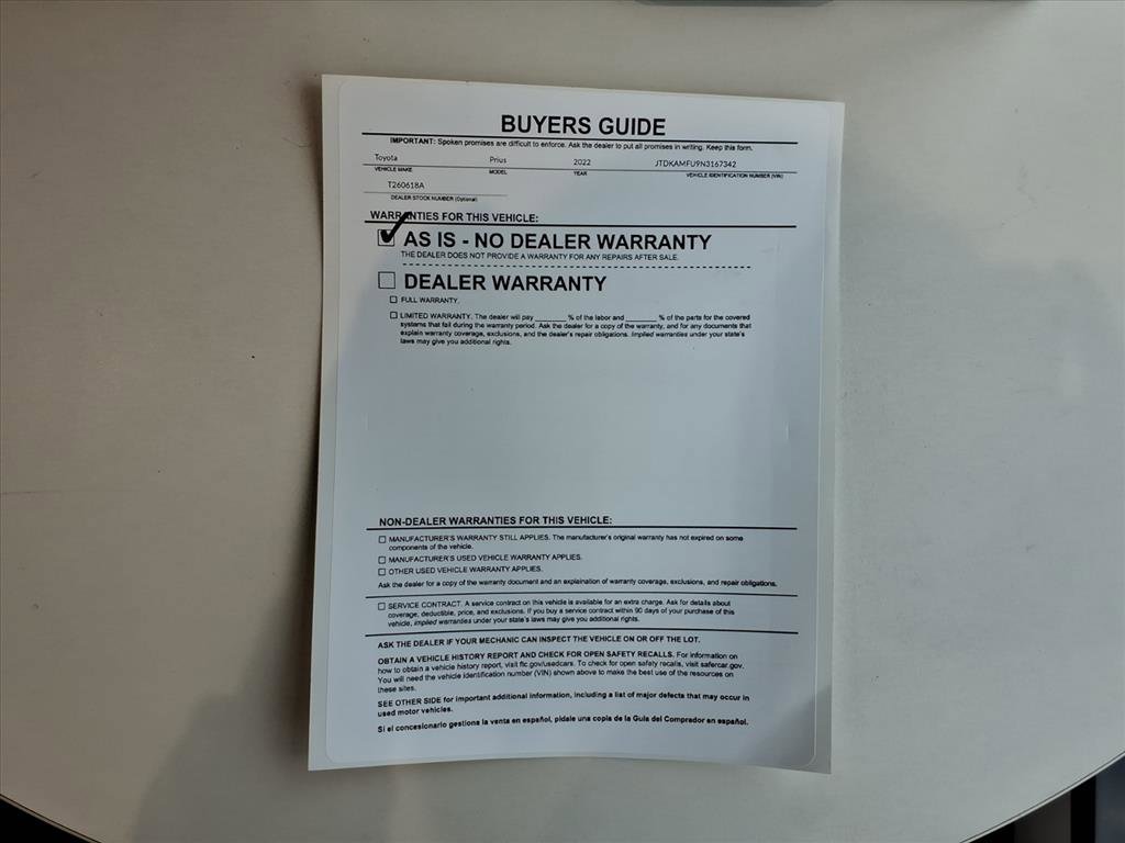 Used 2022 Toyota Prius Limited w/ Premium Convenience Package image 34