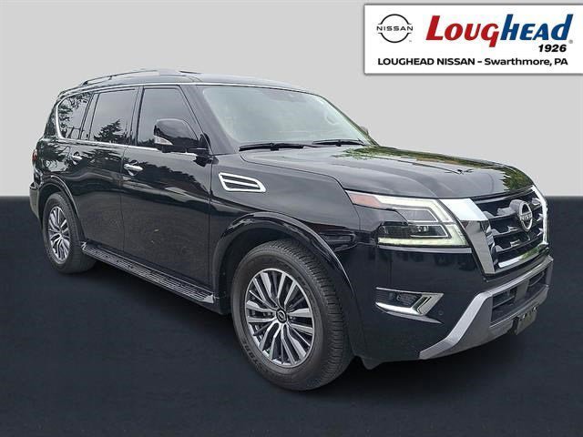 Used 2023 Nissan Armada SL w/ Captain's Chairs Package AWD/4WD image 1