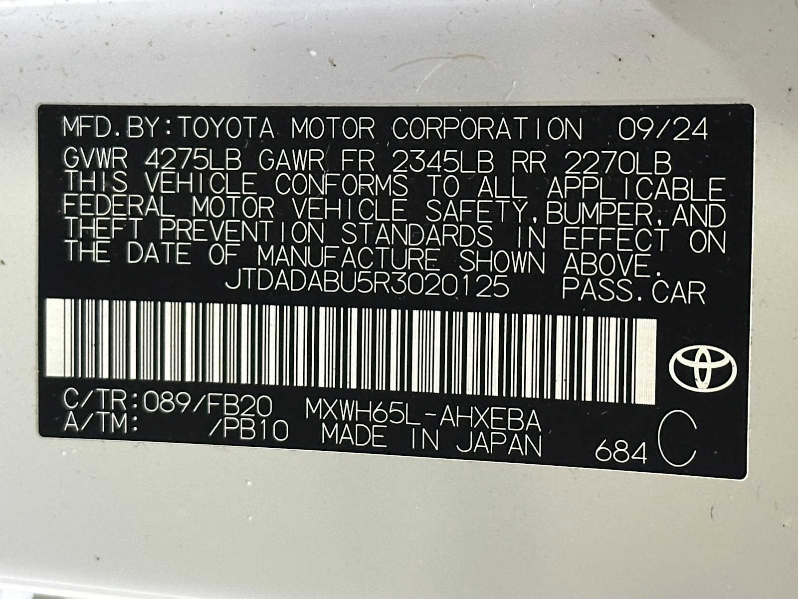 Used 2024 Toyota Prius LE image 30