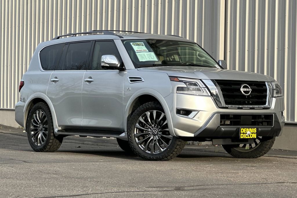 Used 2021 Nissan Armada Platinum w/ Captain's Chairs Package image 2