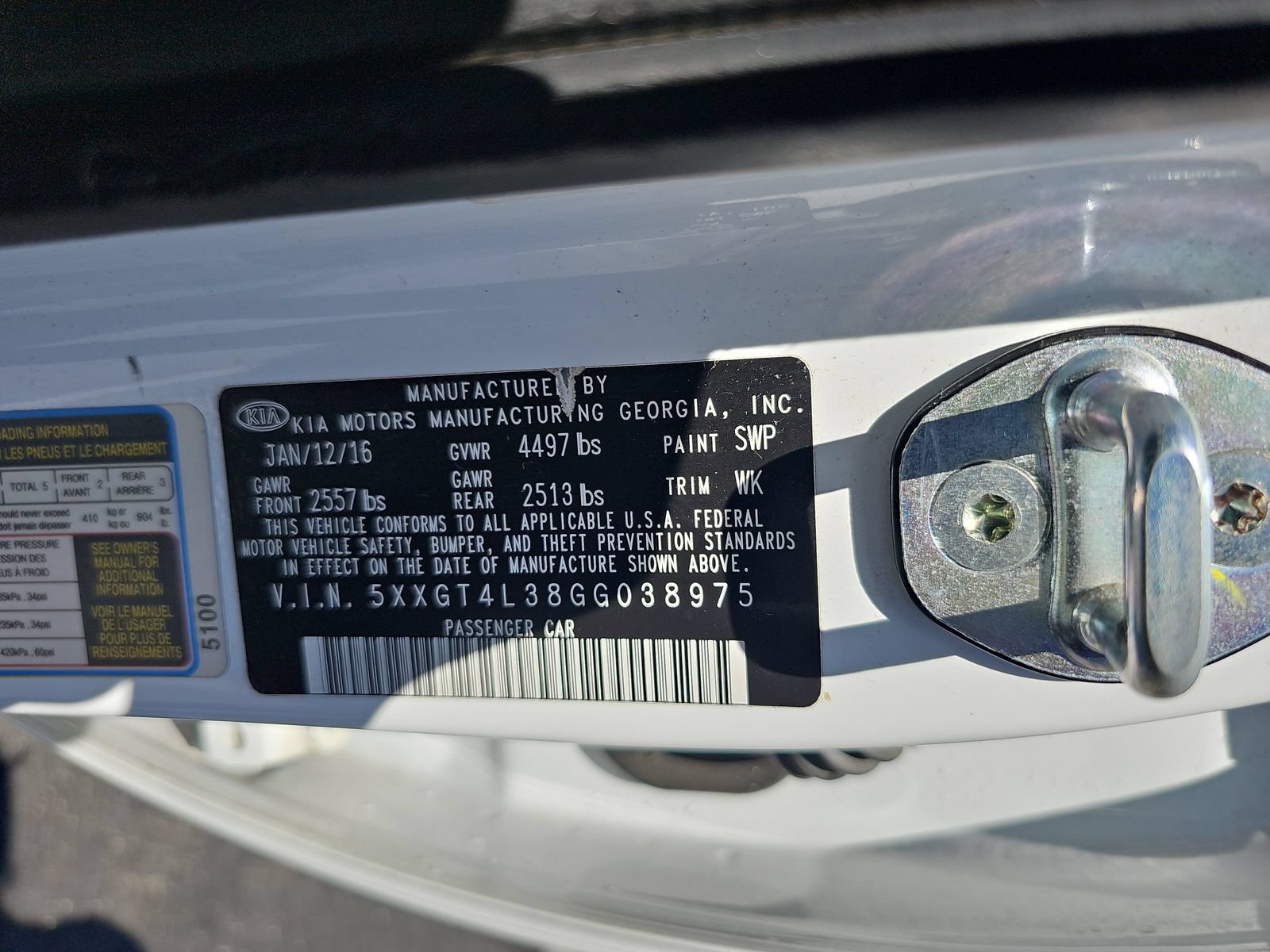 Used 2016 Kia Optima LX FWD image 15