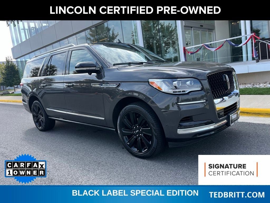 Certified 2023 Lincoln Navigator L Black Label
