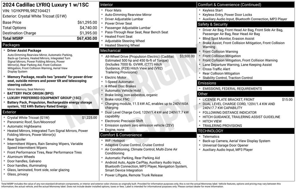 Used 2024 Cadillac Lyriq Luxury image 57