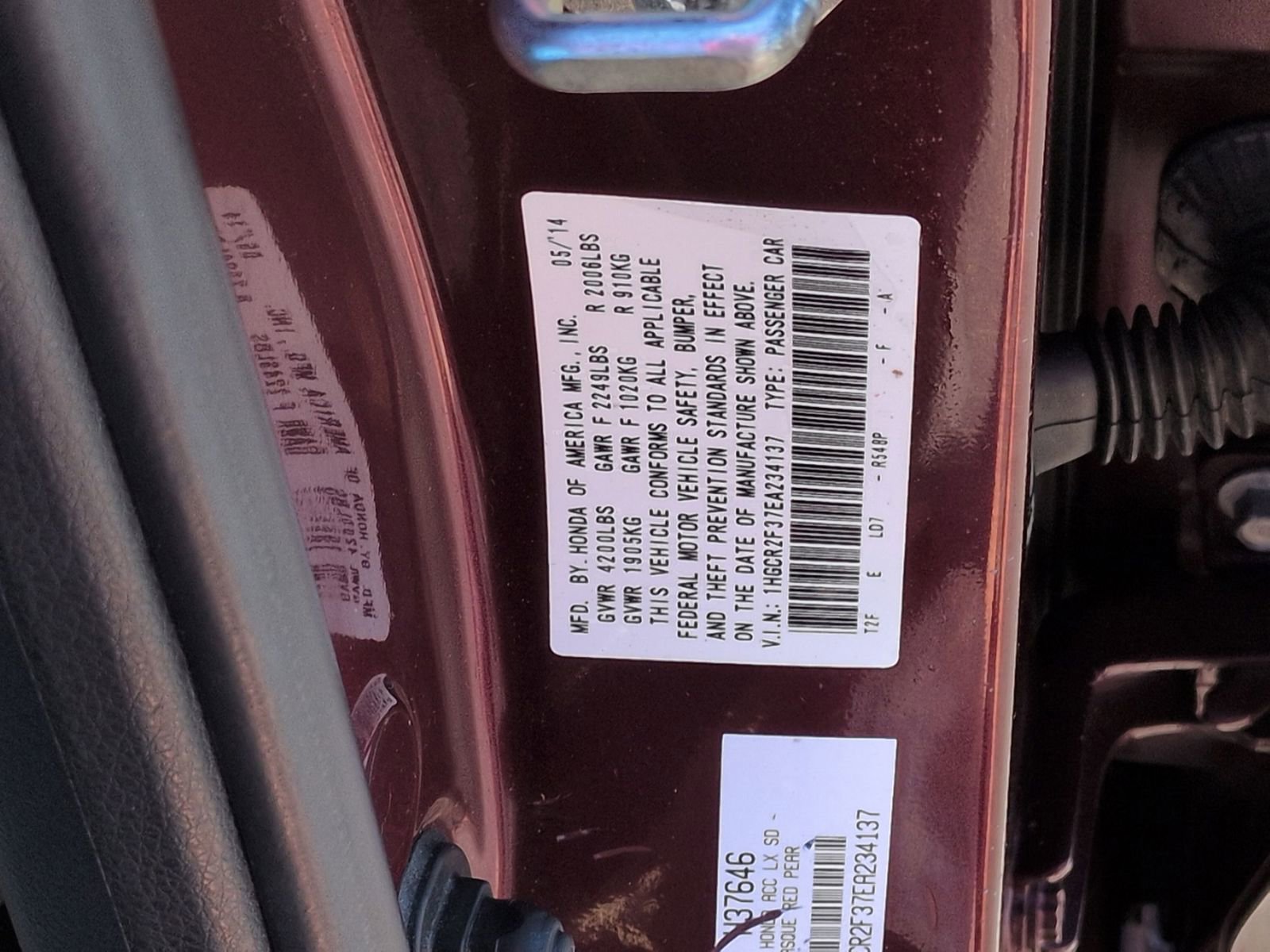 Used 2014 Honda Accord LX image 32