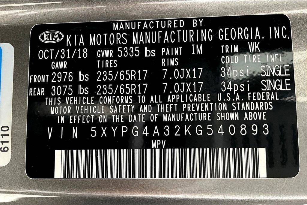 Used 2019 Kia Sorento LX image 39