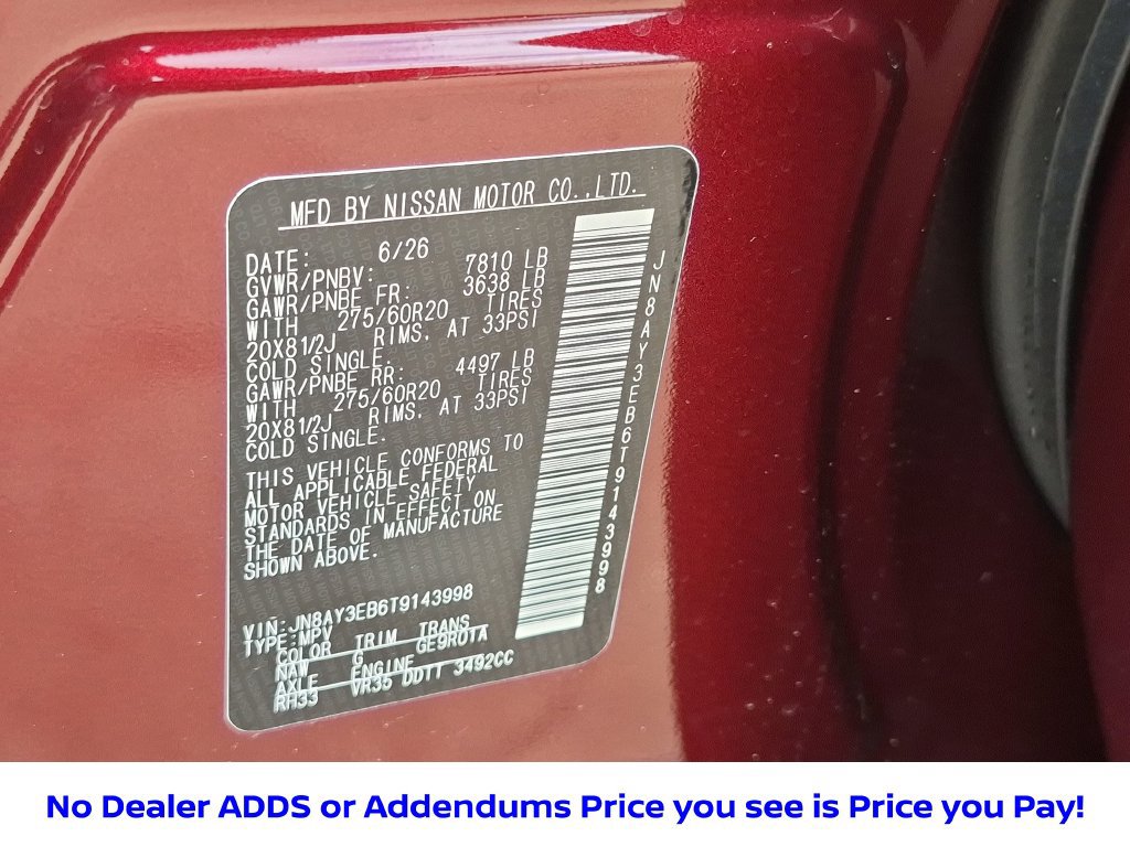 New 2026 Nissan Armada Platinum AWD/4WD image 46