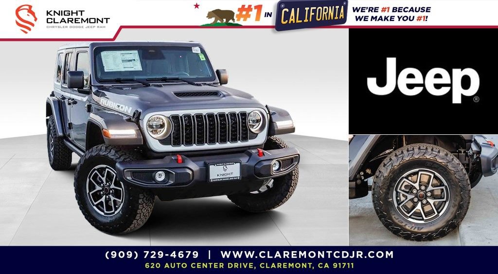 New 2026 Jeep Wrangler Unlimited Rubicon w/ Whitecap Package AWD/4WD 360° Tour