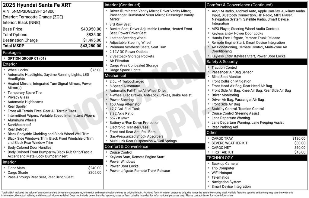 Used 2025 Hyundai Santa Fe XRT image 5