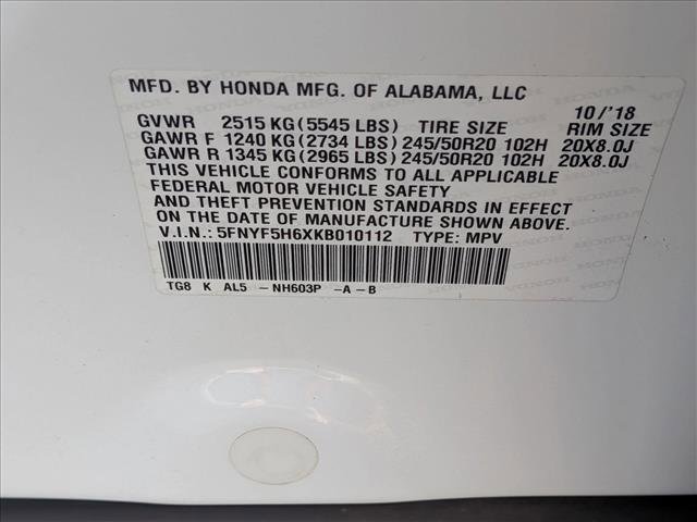Used 2019 Honda Pilot Touring image 24