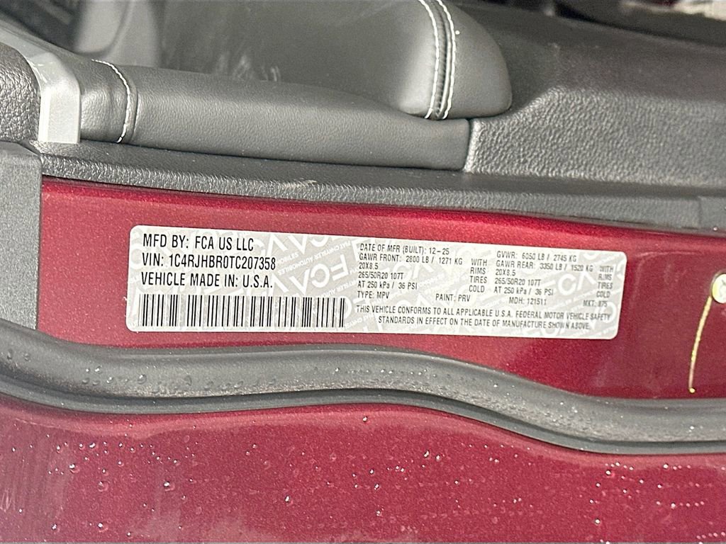 New 2026 Jeep Grand Cherokee Limited Reserve image 19