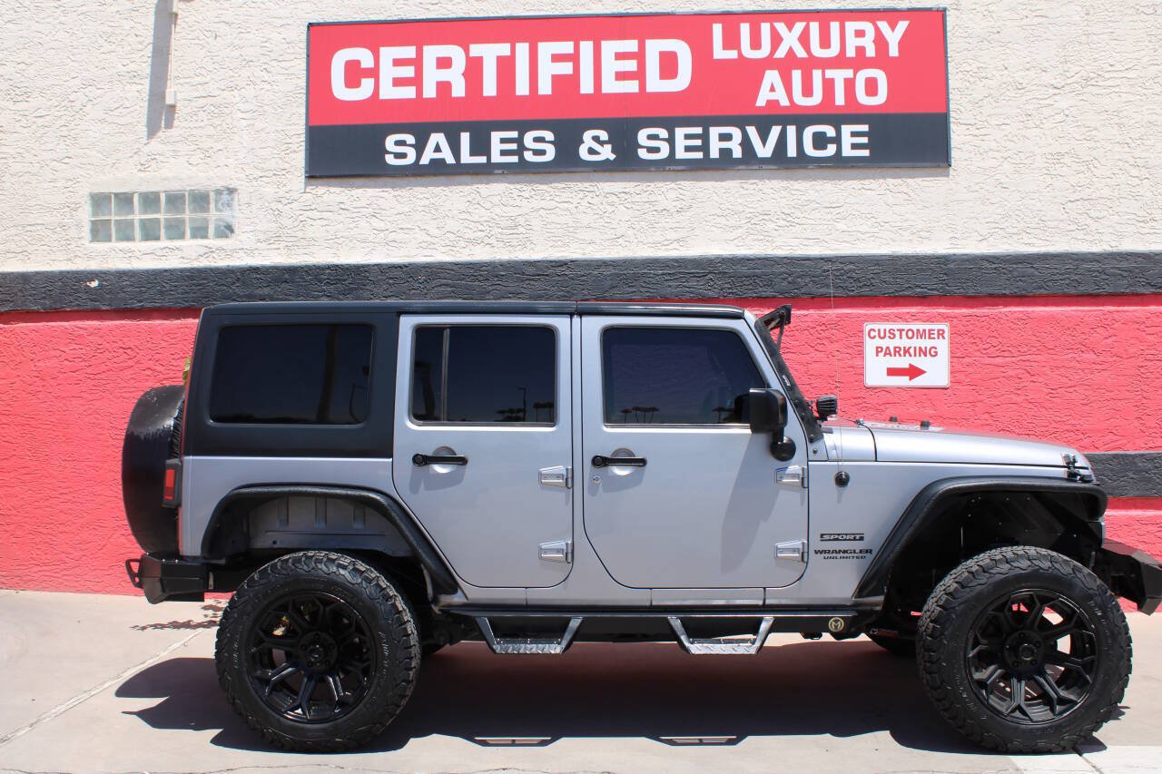 Used 2016 Jeep Wrangler Unlimited Sport w/ Quick Order Package 24S AWD/4WD image 2