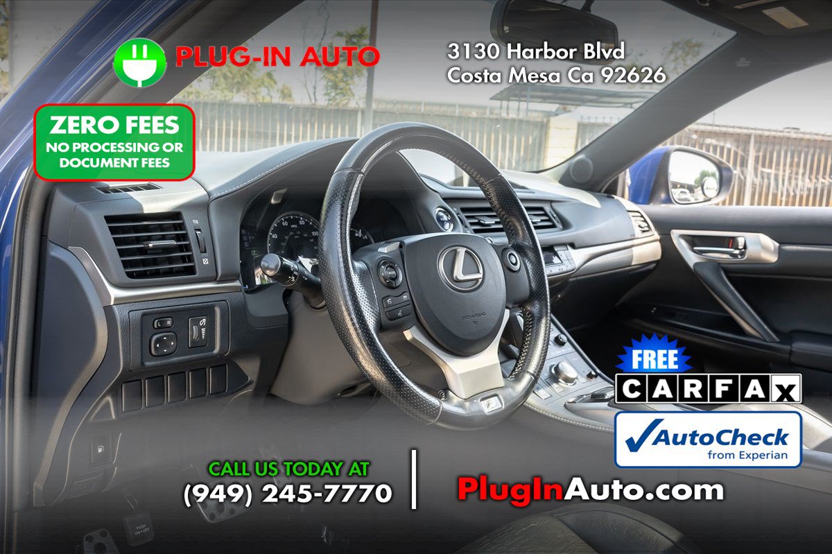 Used 2016 Lexus CT 200h w/ Navigation Package FWD image 8