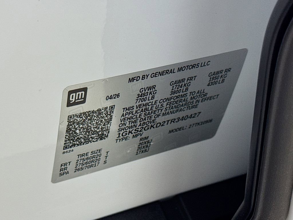 New 2026 GMC Yukon XL Elevation w/ Elevation Premium Package AWD/4WD image 21