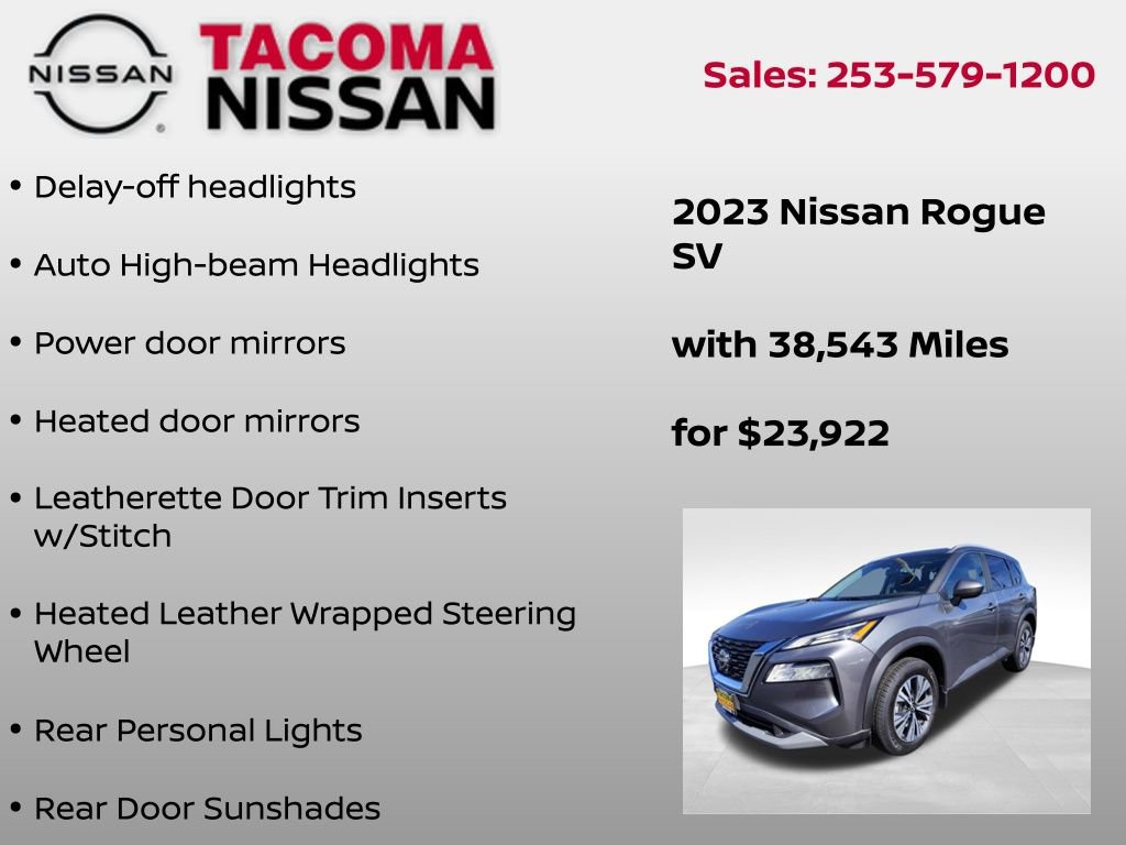 Used 2023 Nissan Rogue SV w/ SV Premium B Package image 11