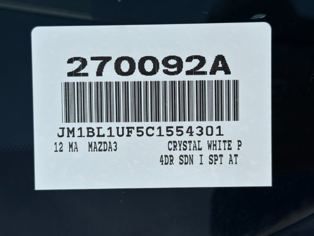 Used 2012 MAZDA MAZDA3 i Sport FWD image 28