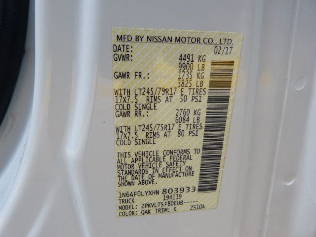 Used 2017 Nissan NV 3500 SV image 40