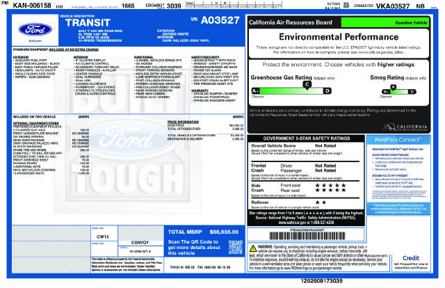 New 2027 Ford Transit 350 XL RWD image 4