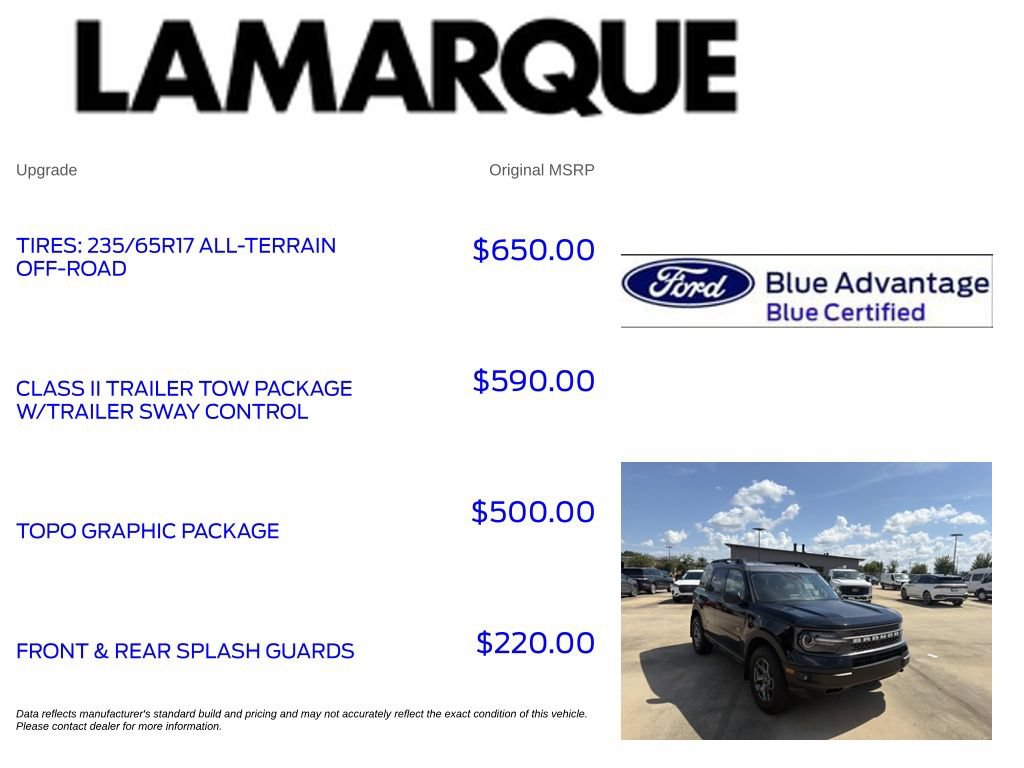 Used 2023 Ford Bronco Sport Badlands AWD/4WD image 10