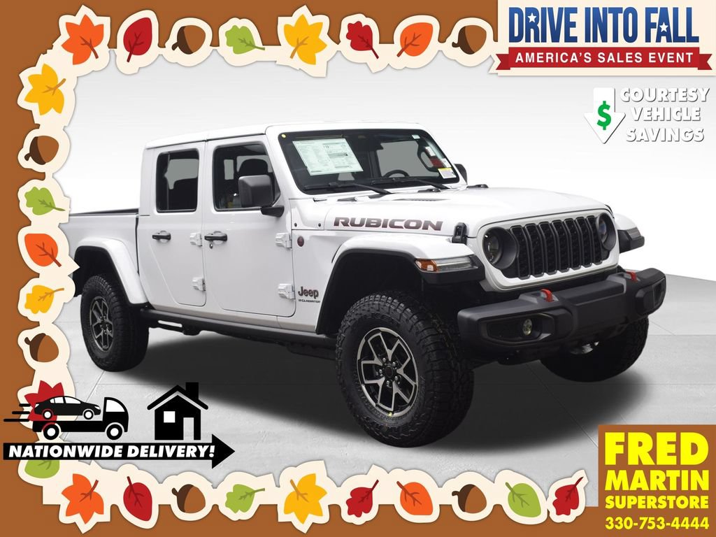 New 2026 Jeep Gladiator Rubicon w/ Safety Group