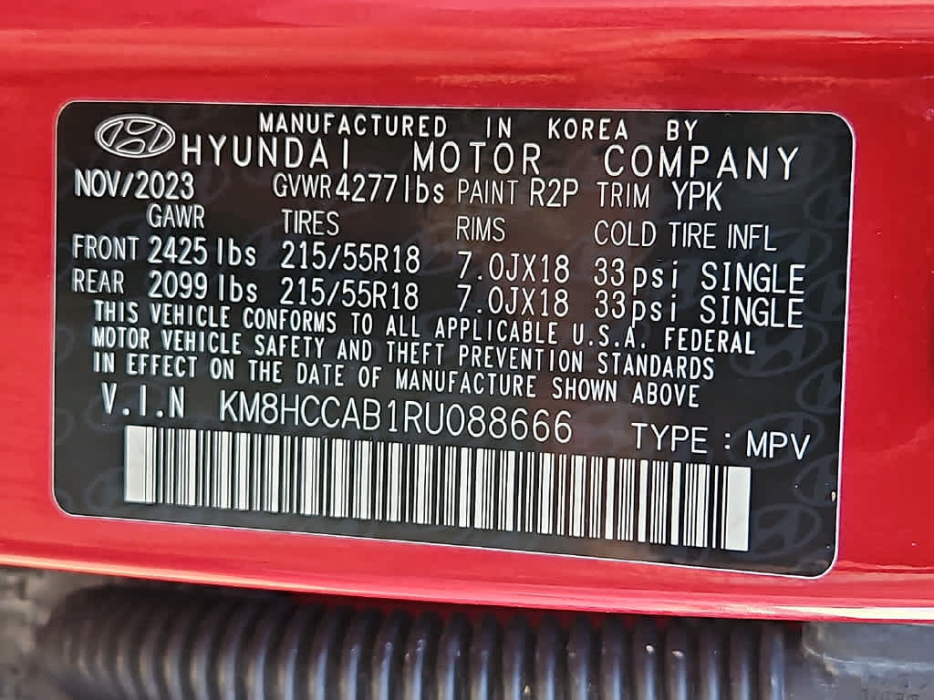 Used 2024 Hyundai Kona SEL w/ Convenience Package AWD/4WD image 27