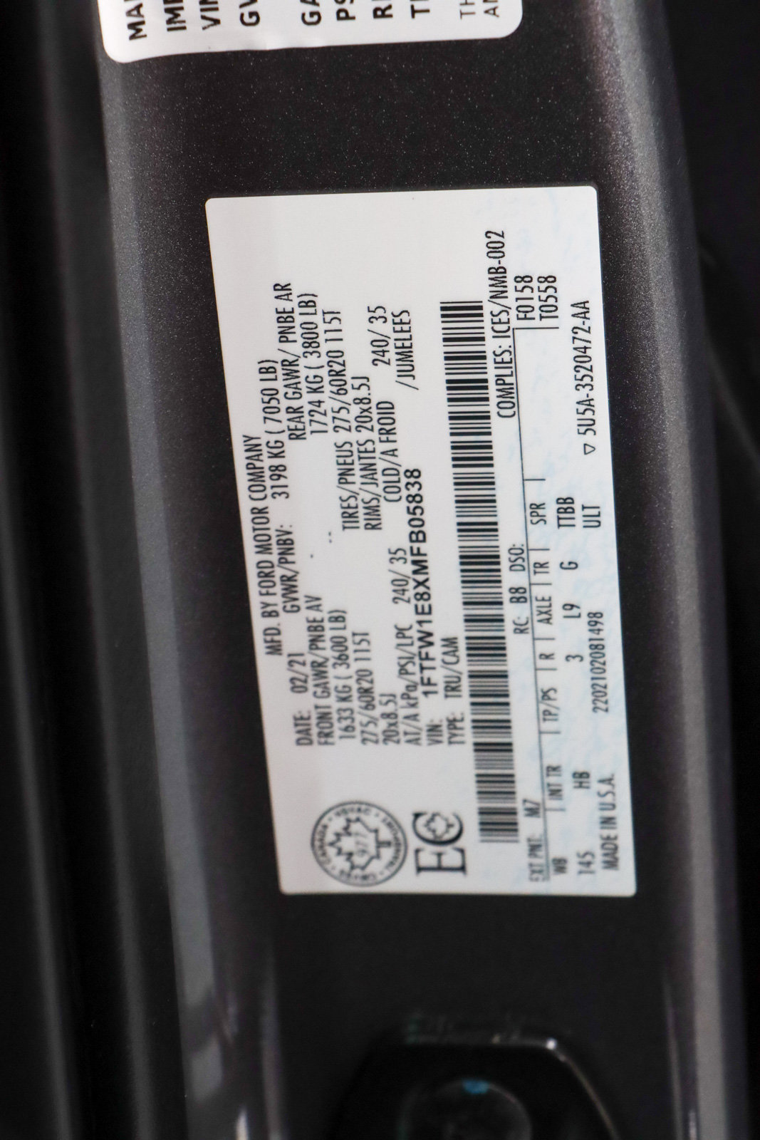 Used 2021 Ford F150 Lariat w/ Equipment Group 502A High image 33