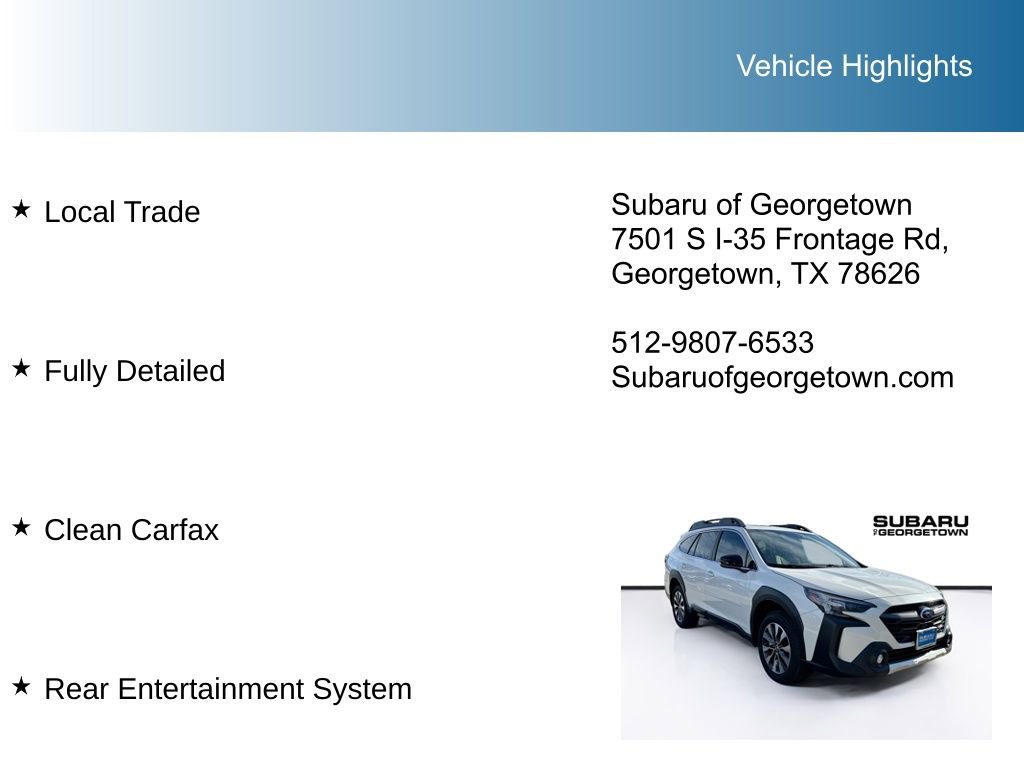Certified 2025 Subaru Outback Limited w/ Popular Package #2 image 10