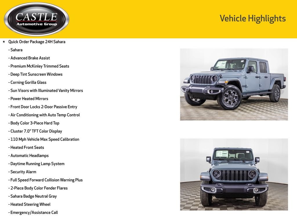 New 2026 Jeep Gladiator Sport S image 3