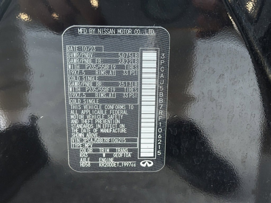 Certified 2024 INFINITI QX50 Luxe image 30