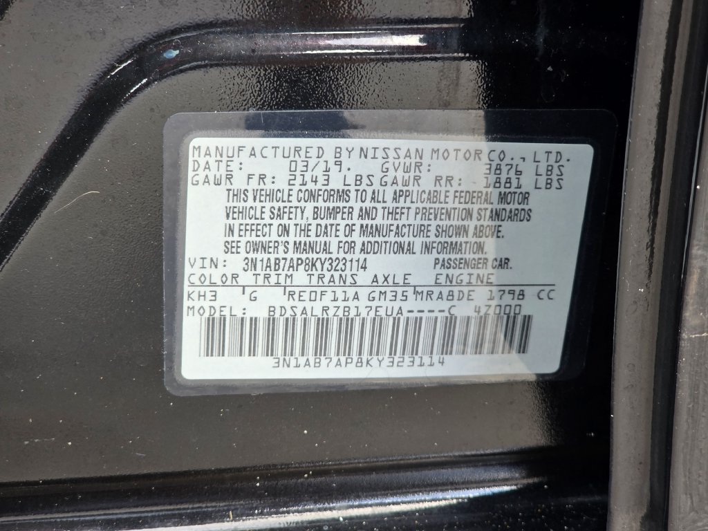 Used 2019 Nissan Sentra SR FWD image 30