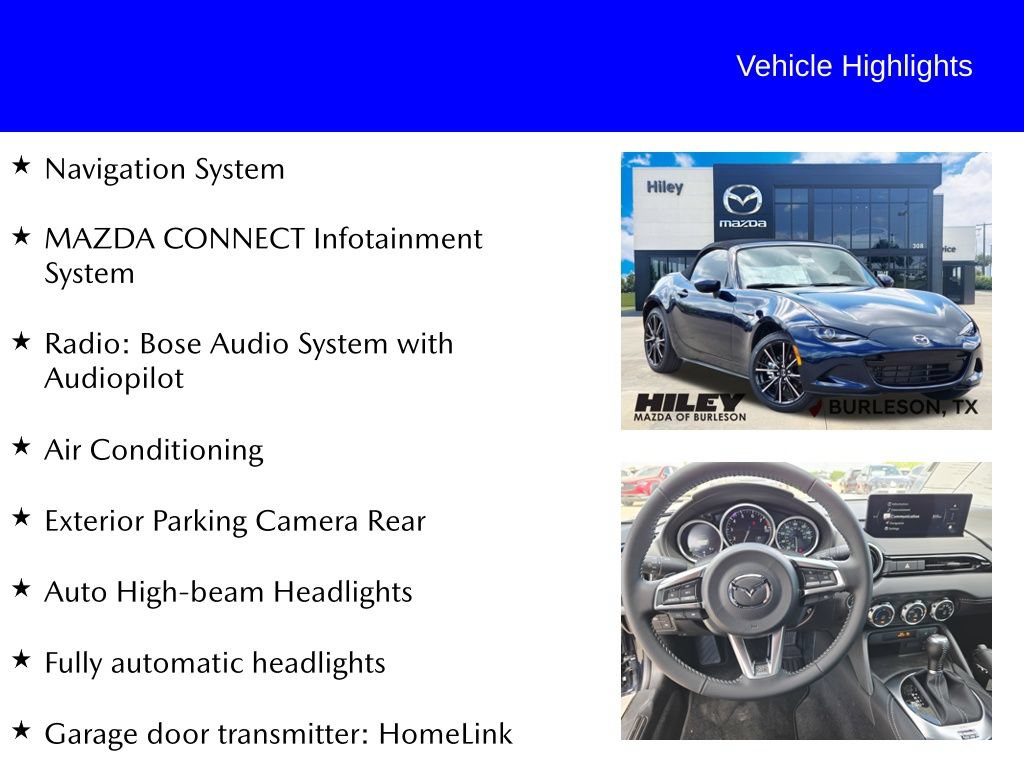 New 2026 MAZDA MX-5 Miata Grand Touring RWD image 9