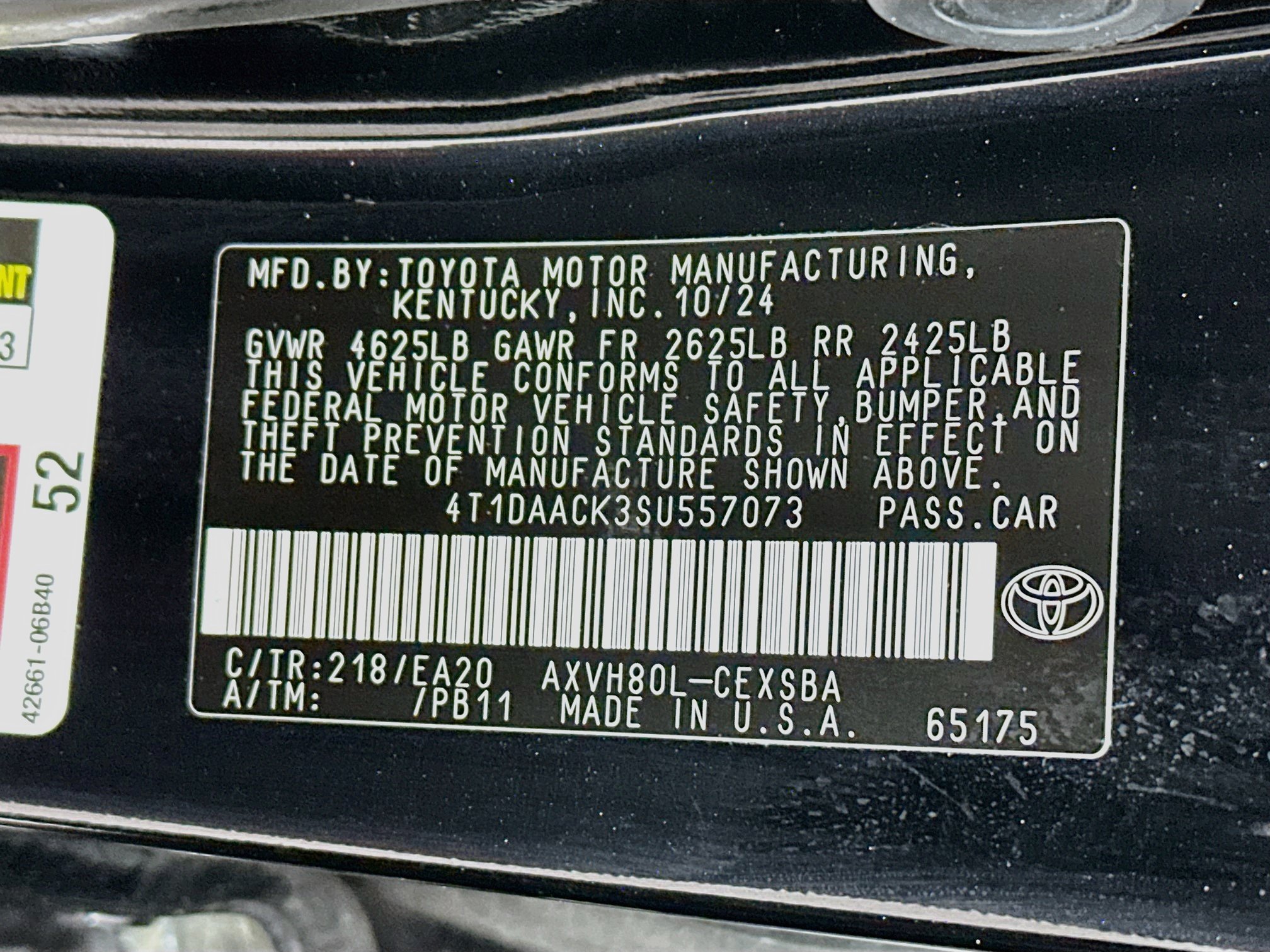 Certified 2025 Toyota Camry SE FWD image 29