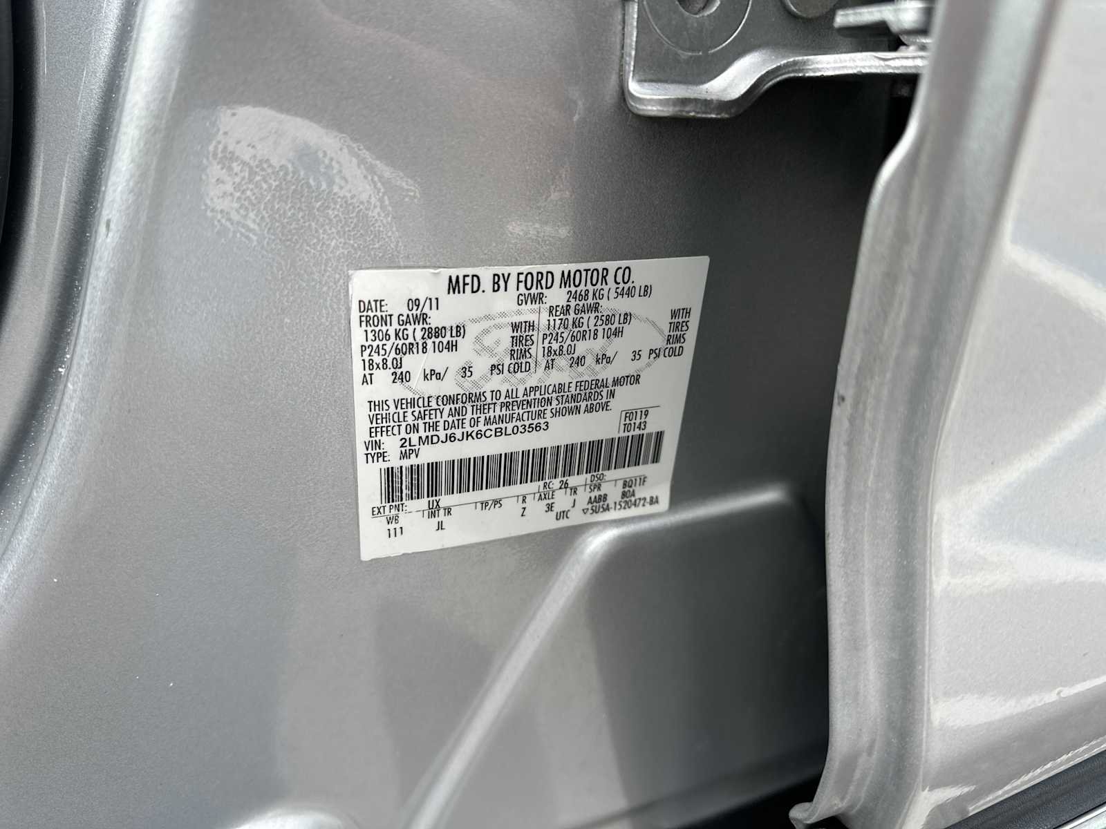 Used 2012 Lincoln MKX FWD w/ Class II Trailer Tow Pkg image 30