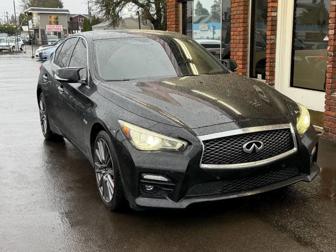 Used 2017 INFINITI Q50 Red Sport 400