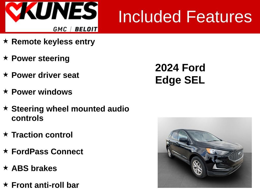 Used 2024 Ford Edge SEL AWD/4WD image 3