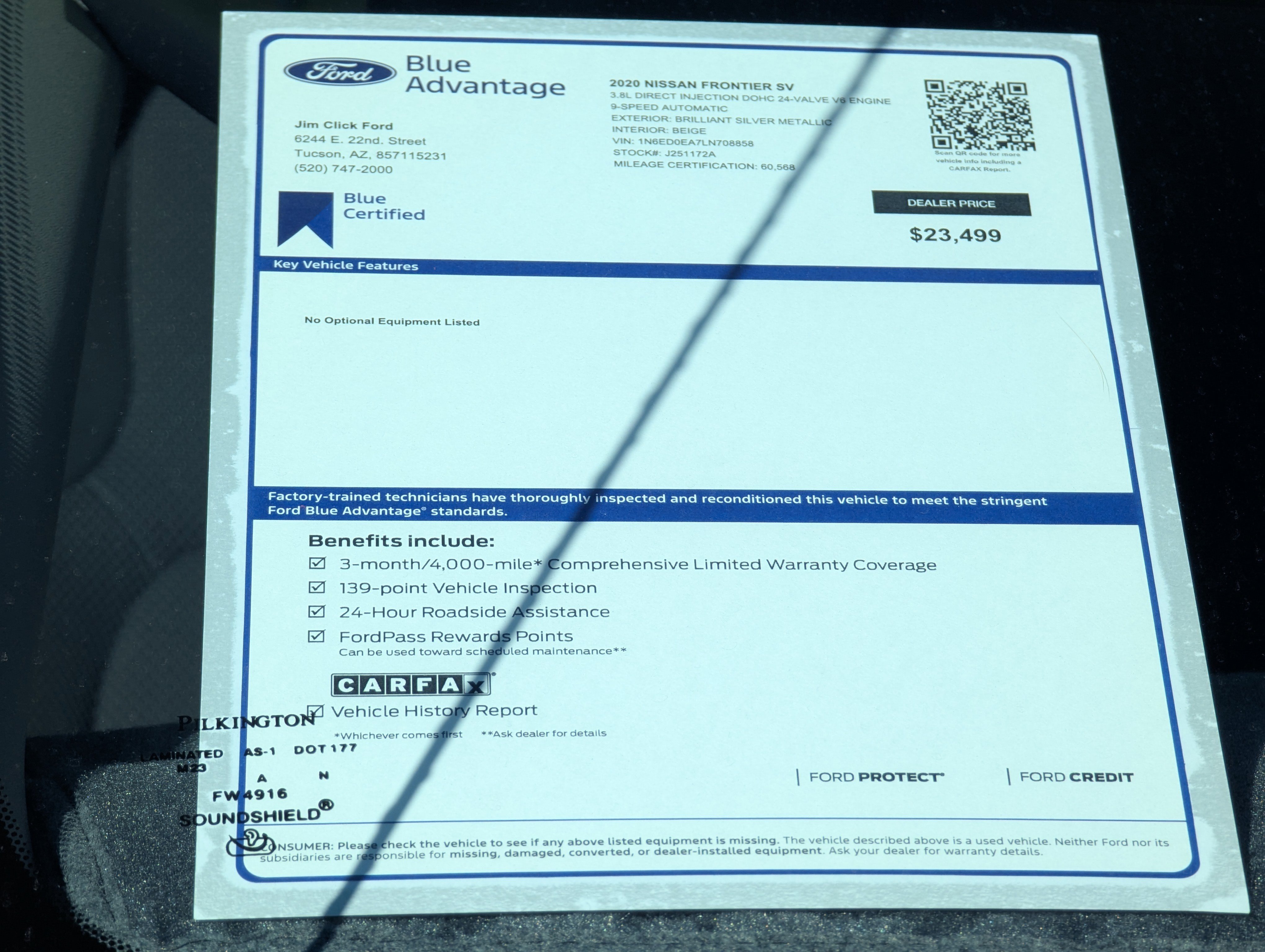 Used 2020 Nissan Frontier SV w/ Midnight Edition Floor Mats image 13