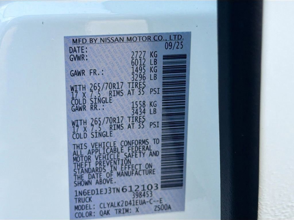 New 2026 Nissan Frontier Pro-X image 31