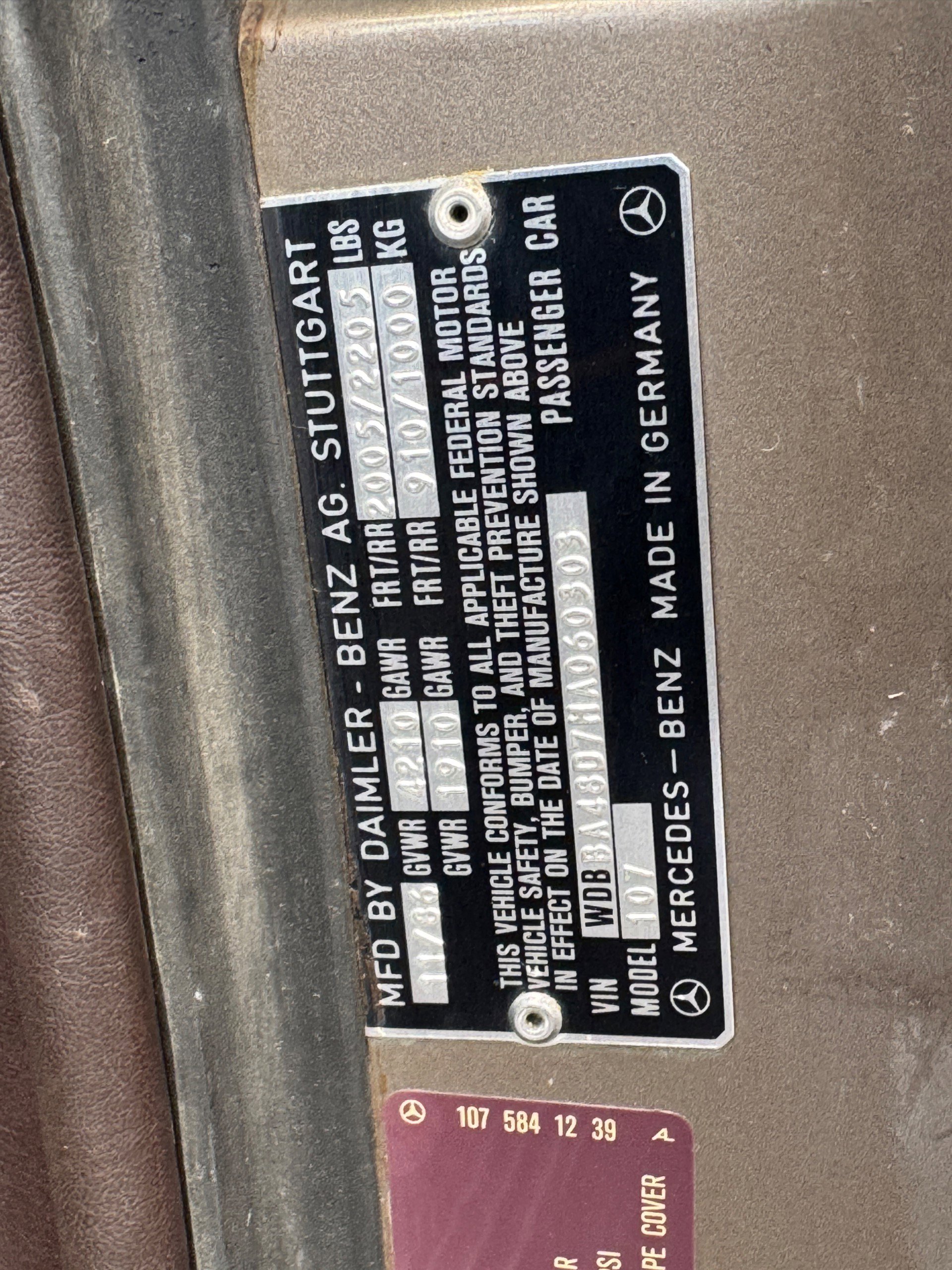 Used 1987 Mercedes-Benz 560 SL image 47