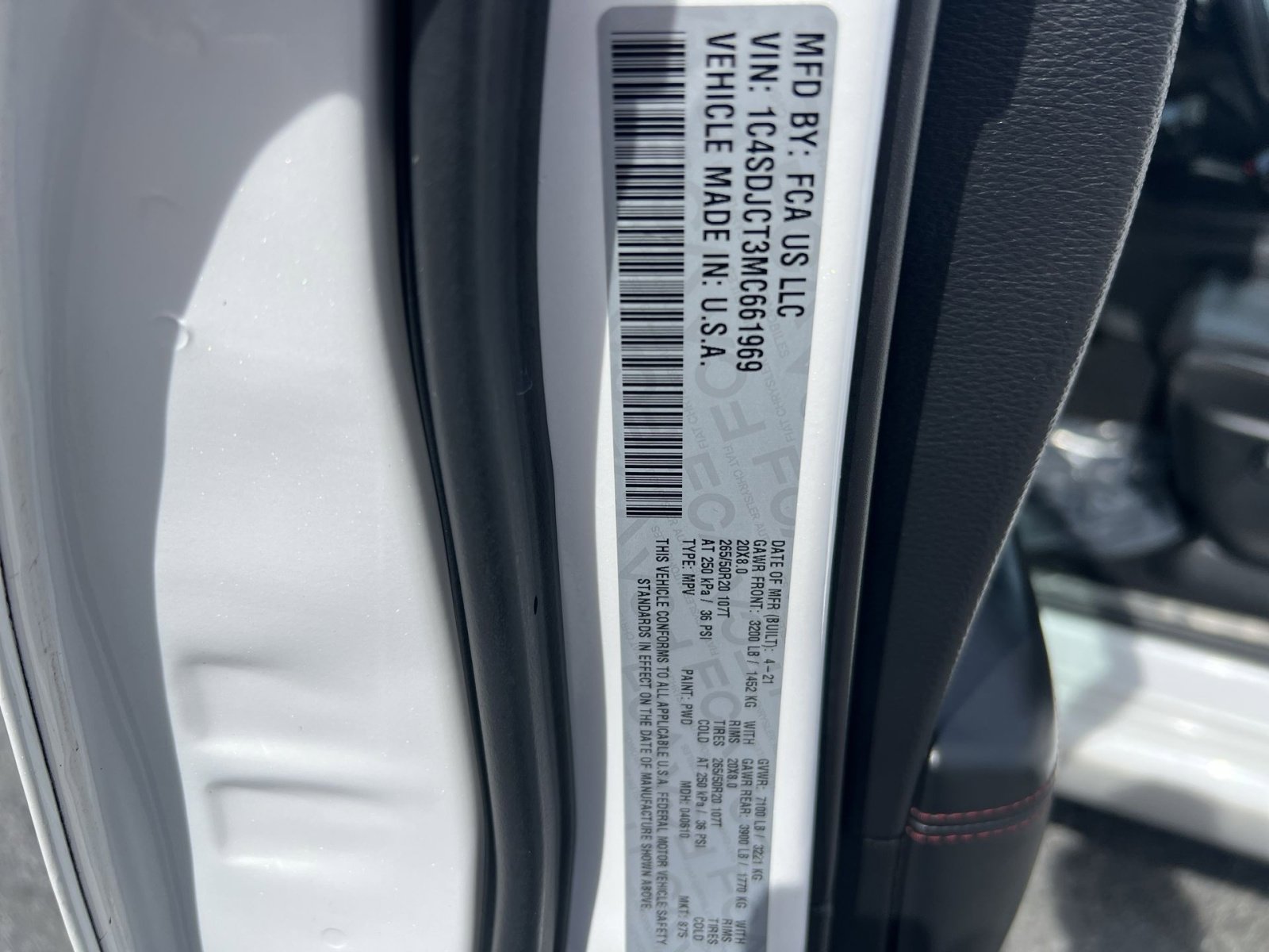 Used 2021 Dodge Durango R/T w/ Technology Group image 30