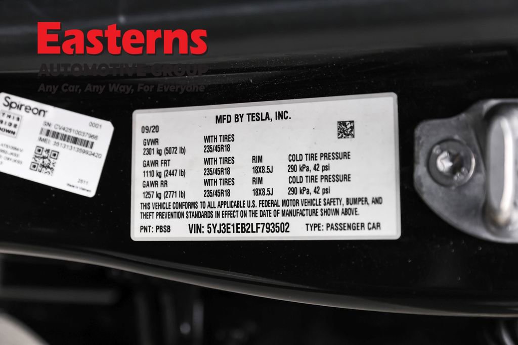 Used 2020 Tesla Model 3 Long Range image 31