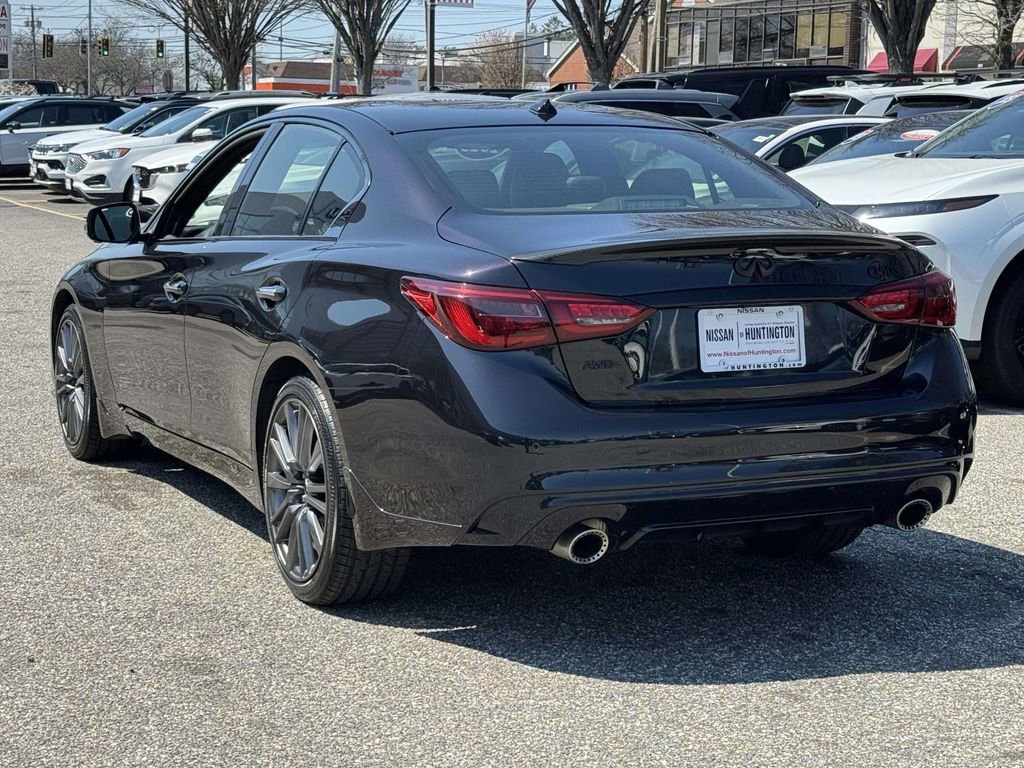 Used 2023 INFINITI Q50 Red Sport 400 w/ Black Opal Edition image 5