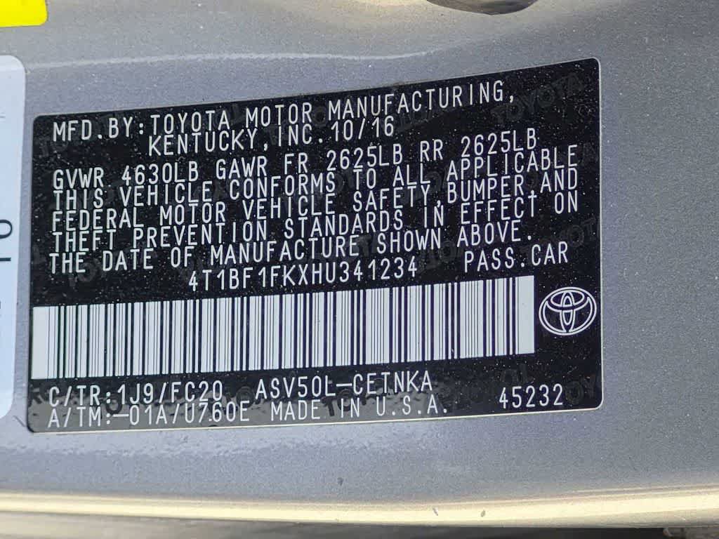 Used 2017 Toyota Camry LE FWD image 41