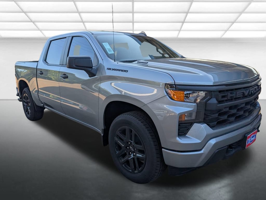 New 2026 Chevrolet Silverado 1500 Custom w/ LPO, Dark Essentials Package RWD image 1