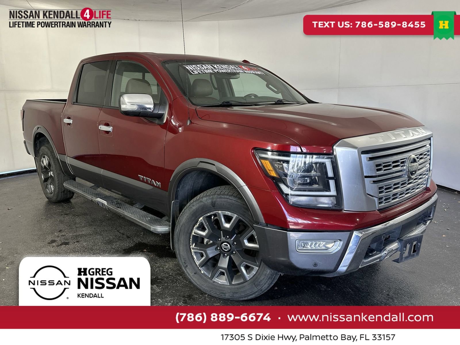 Certified 2021 Nissan Titan Platinum Reserve w/ Moonroof Package image 1